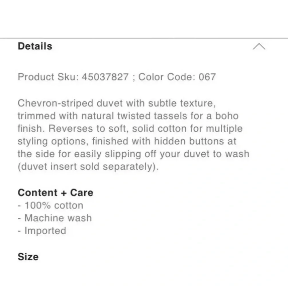 NWOT UO Sunrize Tassel Duvet Cover Twin